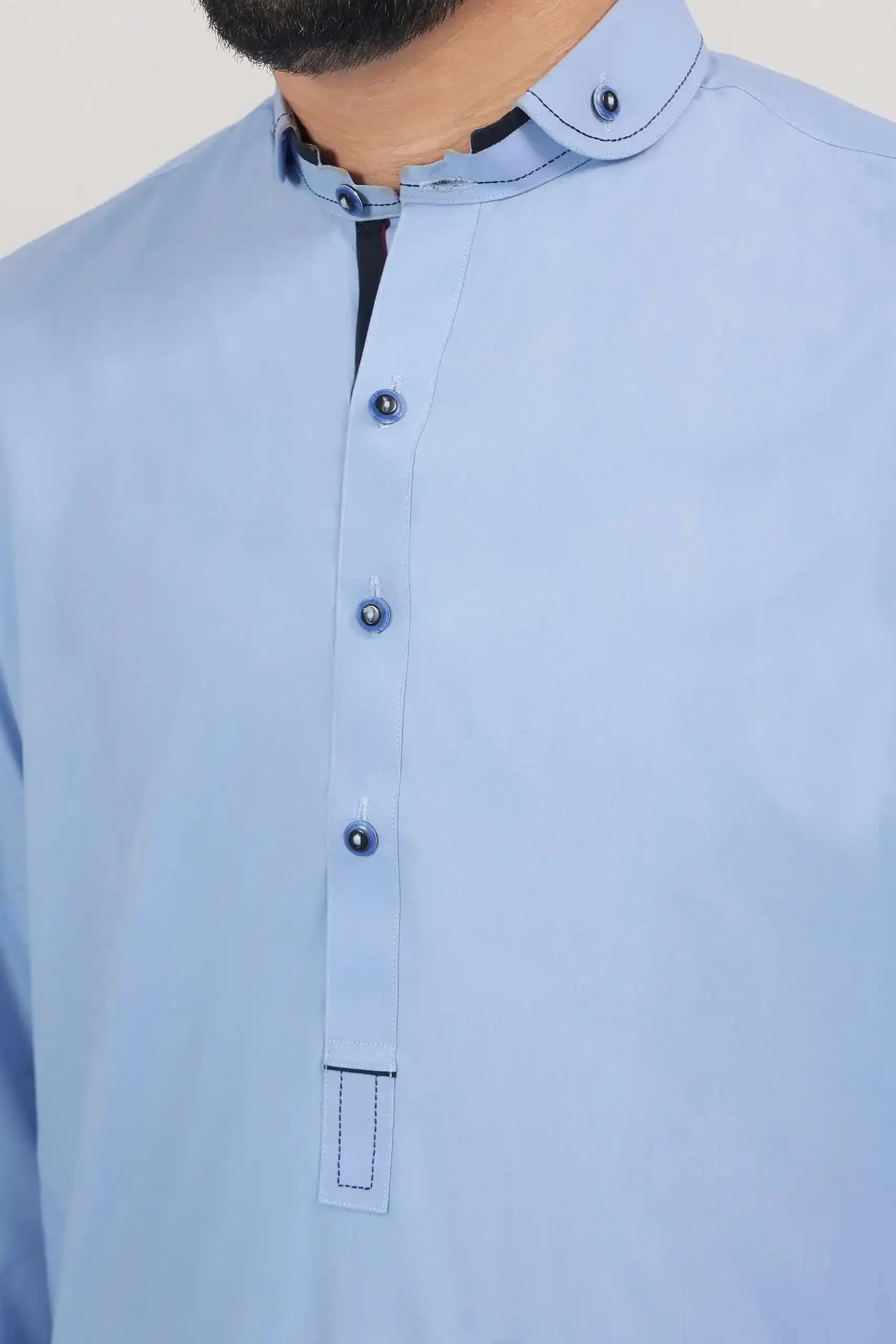 Blue Wash Wear Kurta Shalwar